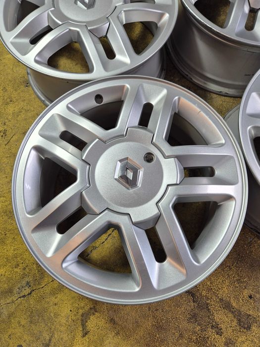 4 Jante Aliaj 4x100 16'' - 6.5J ET 49 - OEM Renault Captur Megane 1 Clio / Dacia Logan Sandero Jogger Dokker CA UNELE NOI