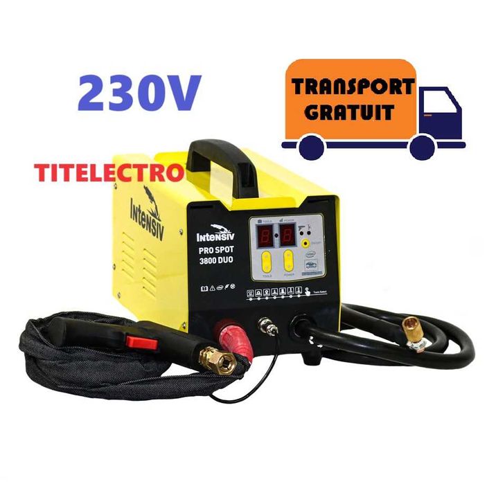 Aparat tras indreptat tabla tinichigerie PRO SPOT 3800 DUO + carucior