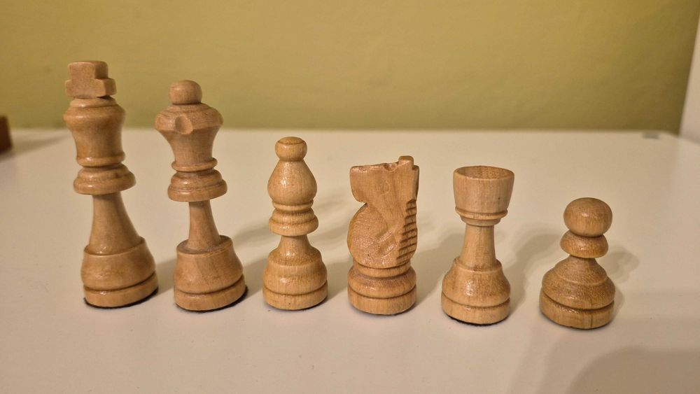 Set tabla joc sah Pavilion Nr 14 retro vintage colectie lemn calitate