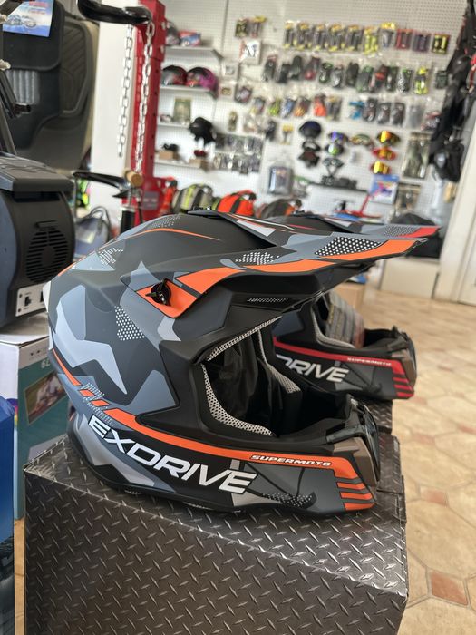 Мотокрос Каски S,M,L,XL,XXL