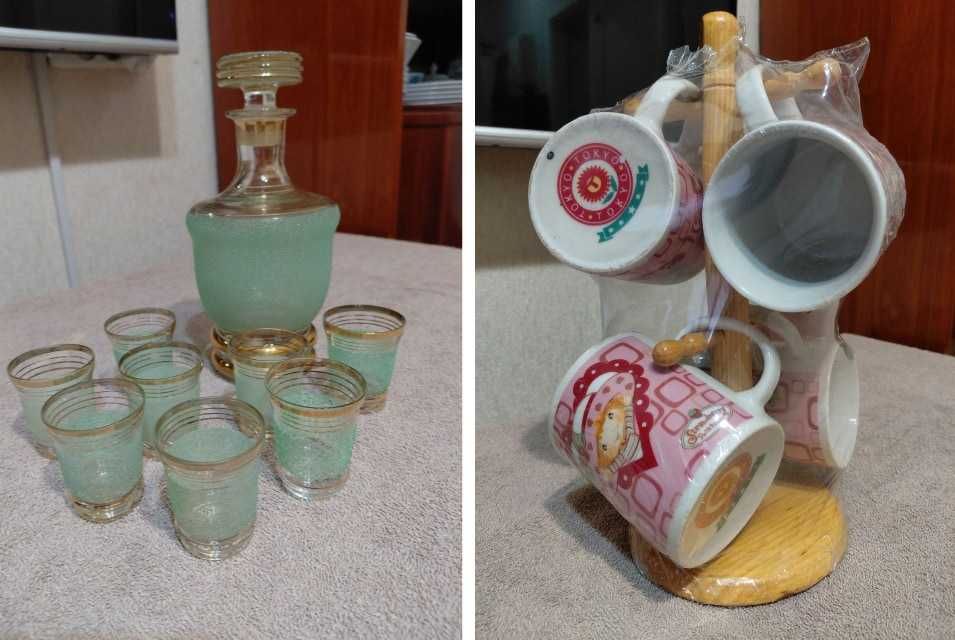 Продаются наборы посуды (кофейный сервиз, тарелки, чашки, чайники)