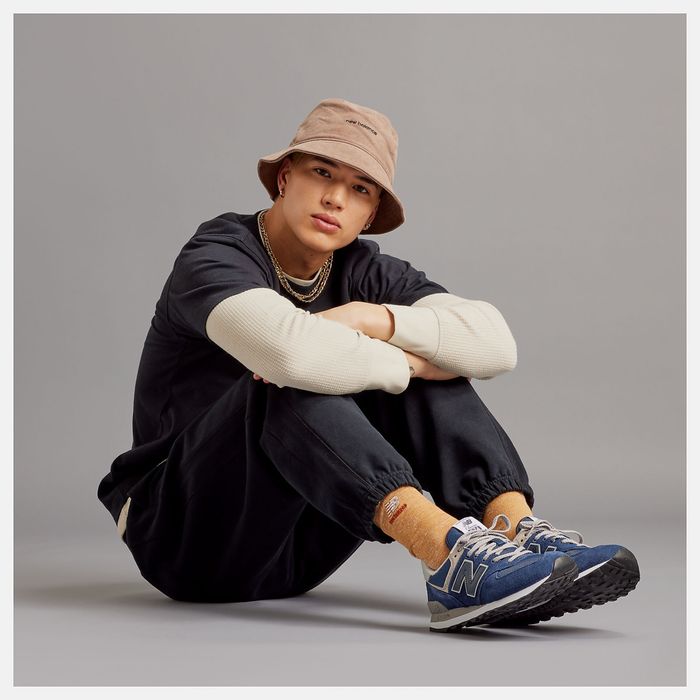 Original USA New Balance 574 Classic кроссовки из натурального нубука