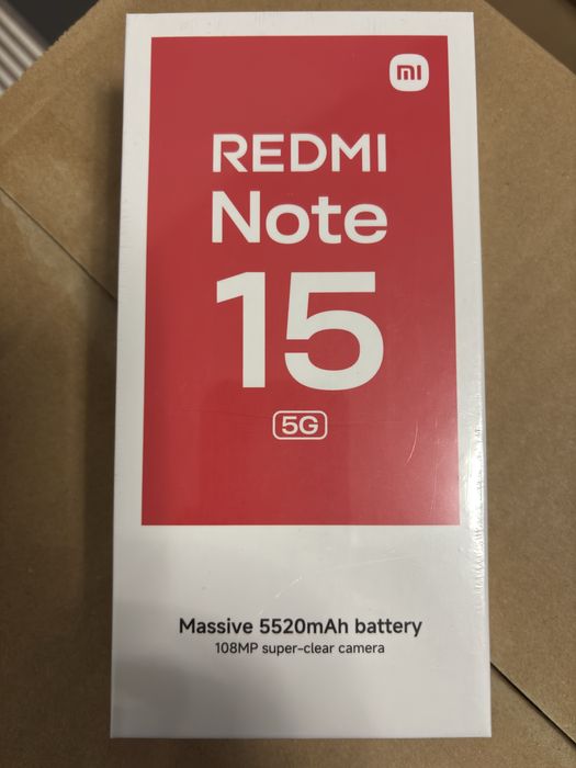 Xiaomi REDMI NOTE 15. 5G 256GB  2бр. 2026г.