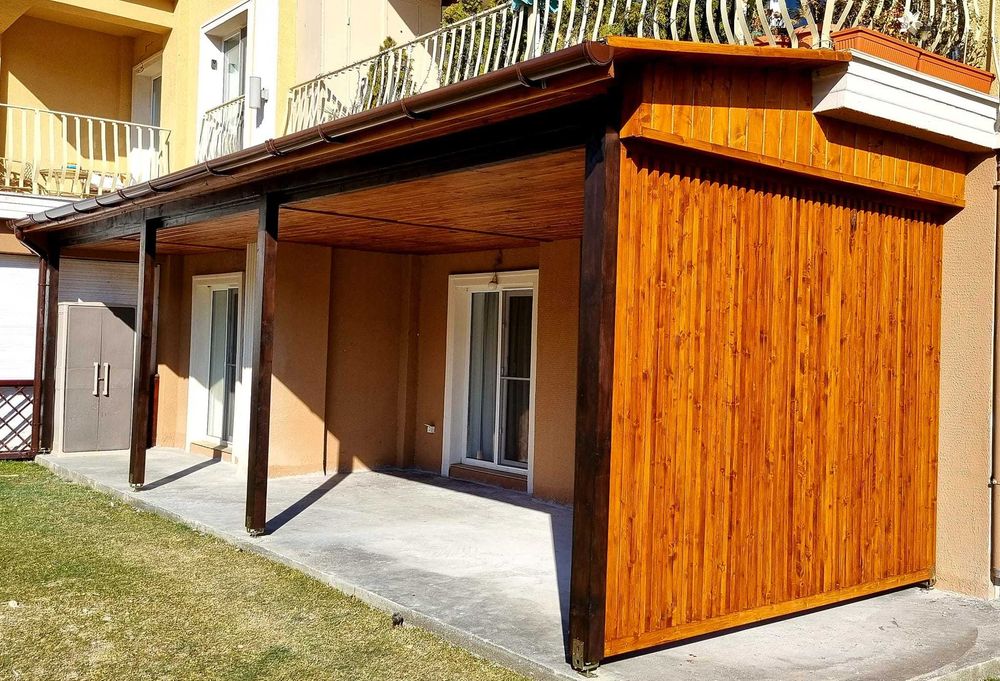Pergola terasa de lemn Bucuresti Ilfov montaj 4 ore foisor pavilion