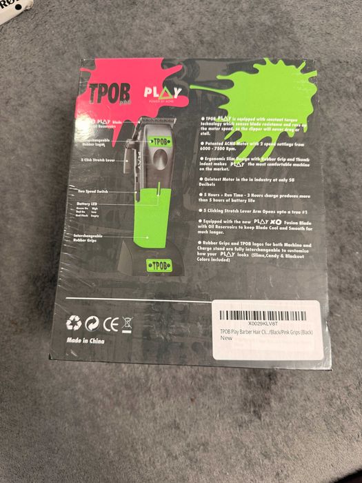 Masina de tuns profesionala TPOB PLAY Clipper – NOUA / Sigilata