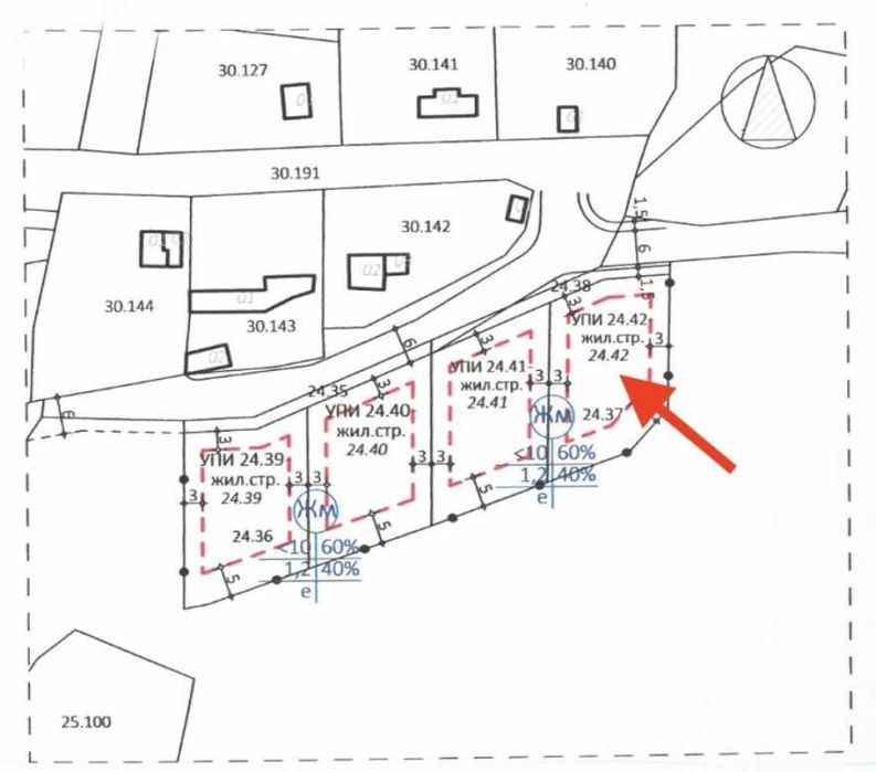 Продава се Парцел в с. Белащица, Област Пловдив - 535 кв.м за 110 €/кв.м - Снимка #2
