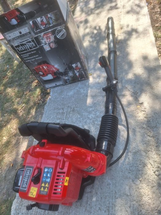 Suflant de frunze termic de tip rucsac  Scheppach