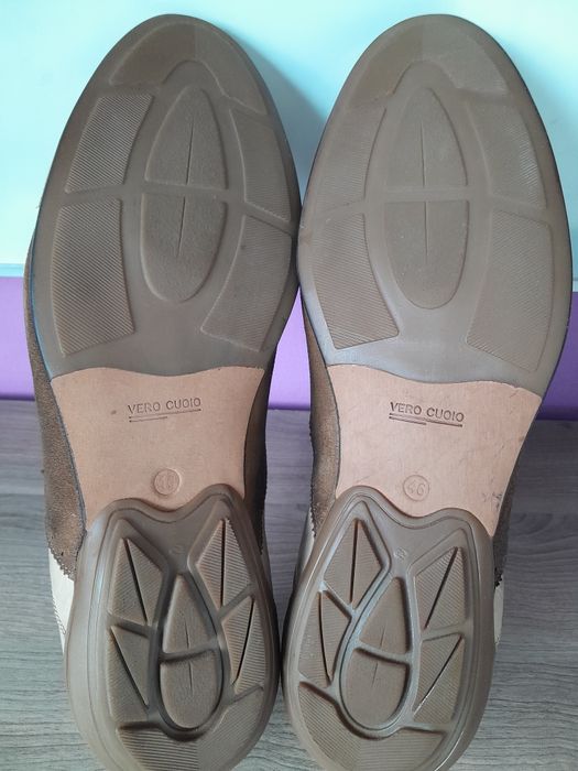 Италиански мъжки кожени обувки Alec Kampinsky Vero cuoio