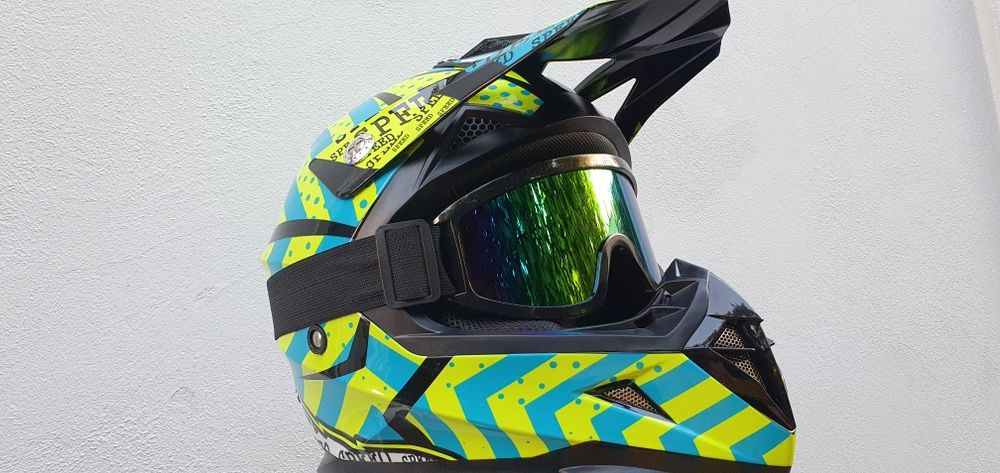 Casca protectie atv enduro motocross bine dawnhill bicicleta trotineta