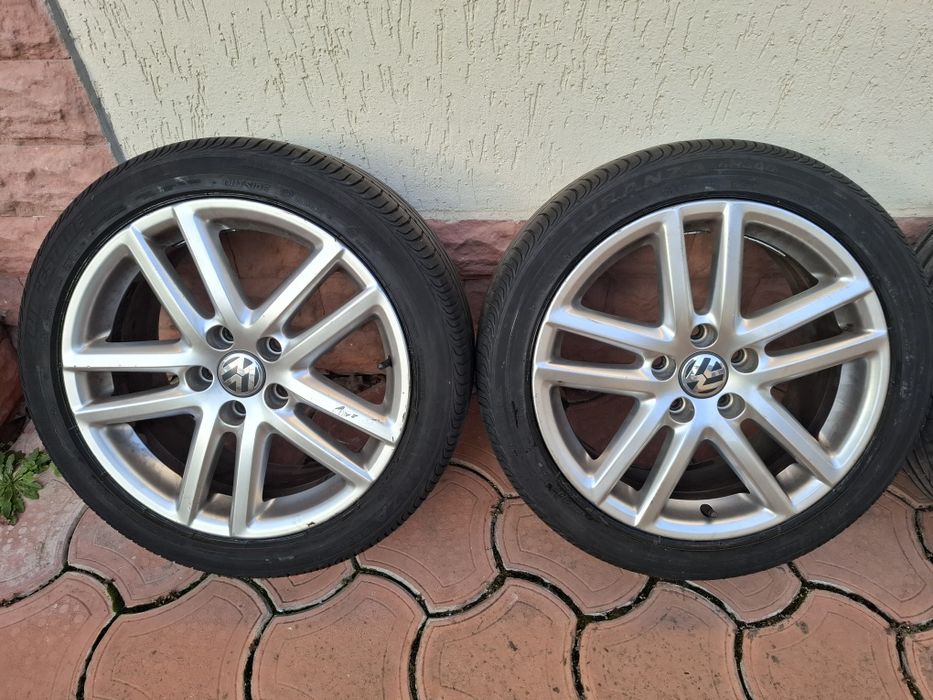 Jante cu anvelope 5x112