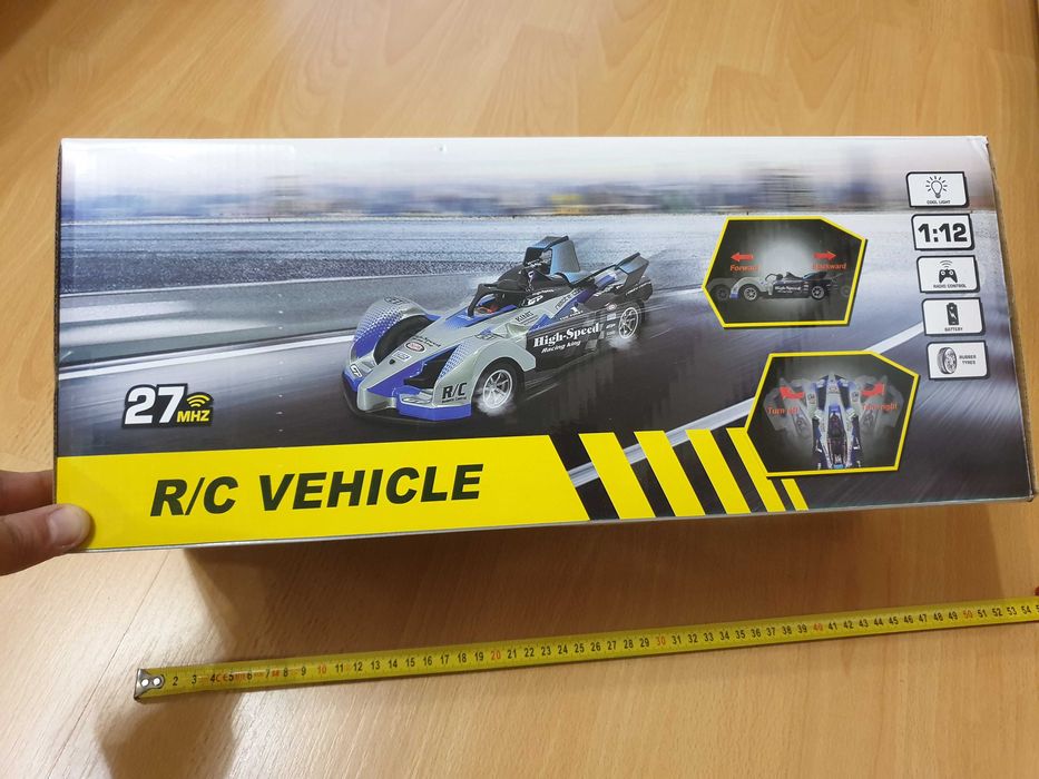 Masina de Formula 1 cu telecomanda 40cm lungime, in cutie sigilata