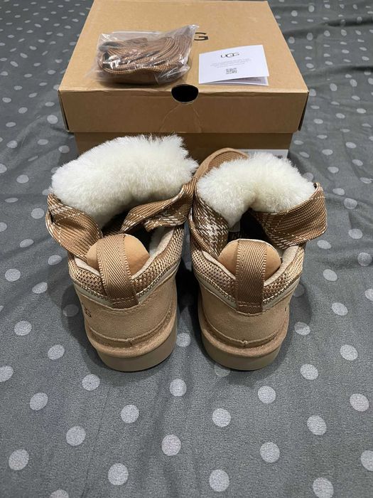 UGG Lowmel Chestnut Maro 38 Noi Nepurtati