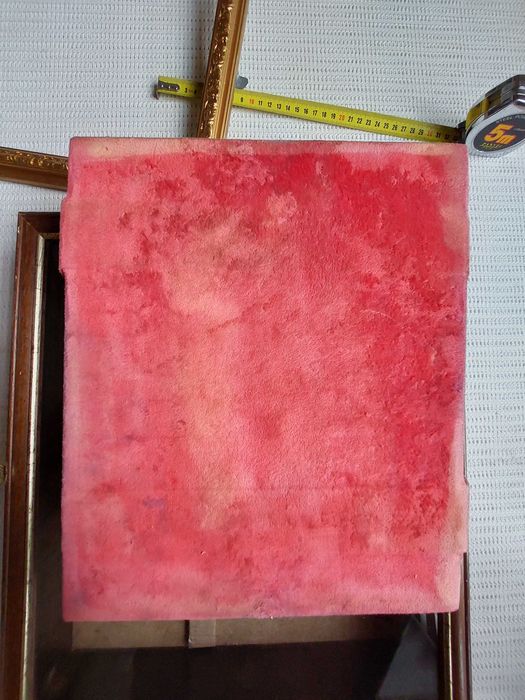 Руска сребърна 84 икона с емайл и позлата/размер 32 на 26 см/