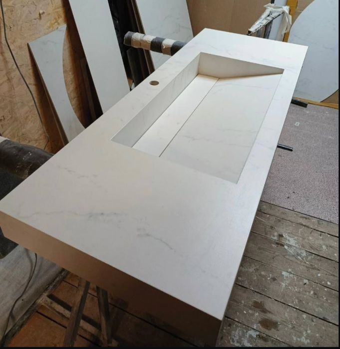 Изготовления раковины из керамогранита на заказ