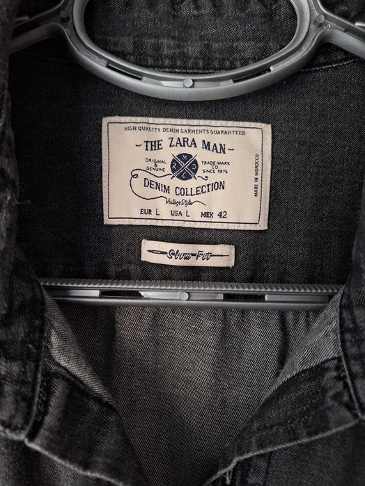 Camasa din denim Zara Man, marimea L