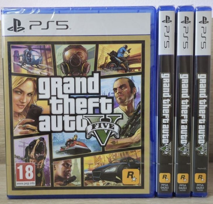 PS5 Games GTA5 русская версия (запечатанный в коробке)