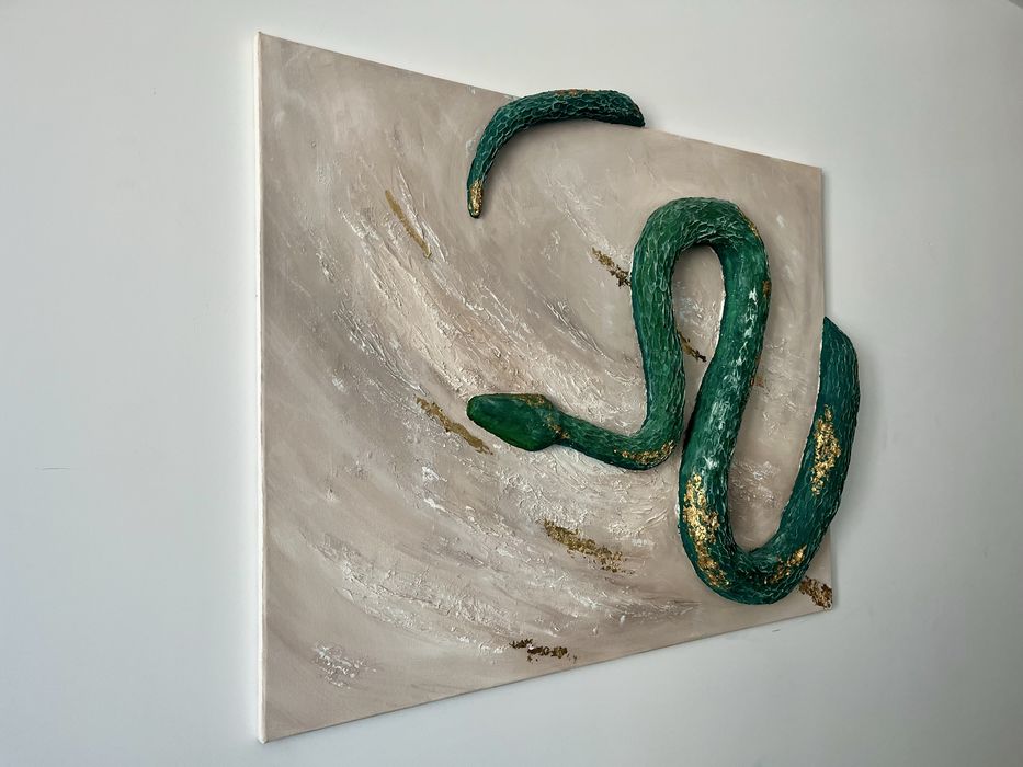 Tablou sarpe in relief
