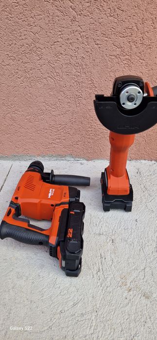 Hilti rotopercutor ,polizor pe acumulatori