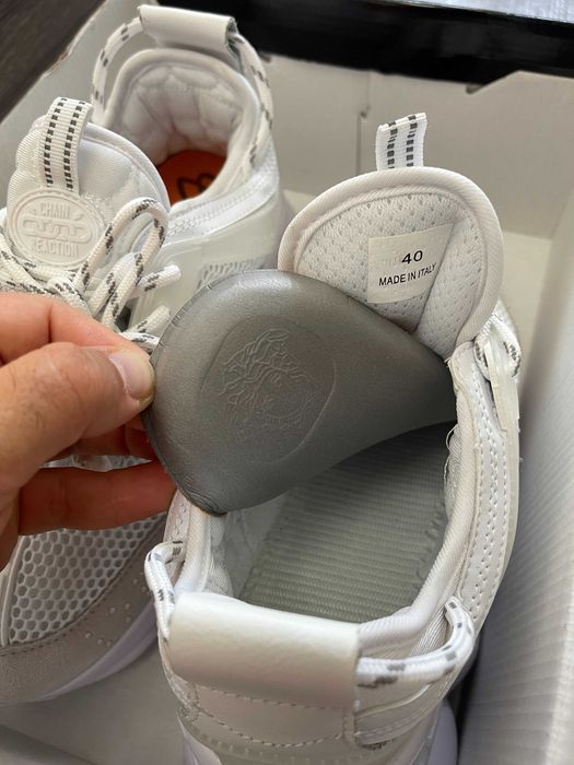 Adidasi Versace Chain Reaction l Produs NOU Premium din Piele Premium