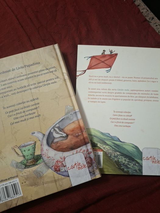 Cărțile " Care i faza cu cititul? " si " Cel mai mult si mai mult"