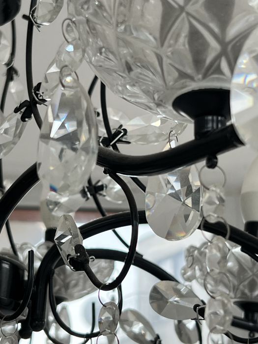 Много красив кристален лампион