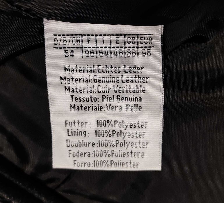 НОВ мъжки кожен панталон от естествена кожа JCC