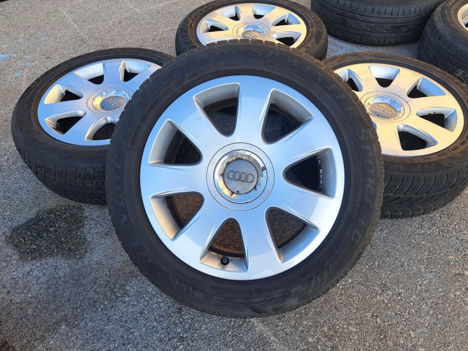 5х112/16 с гуми Ауди VW Шкода Сеат 5x112/16 лети джанти Audi Skoda