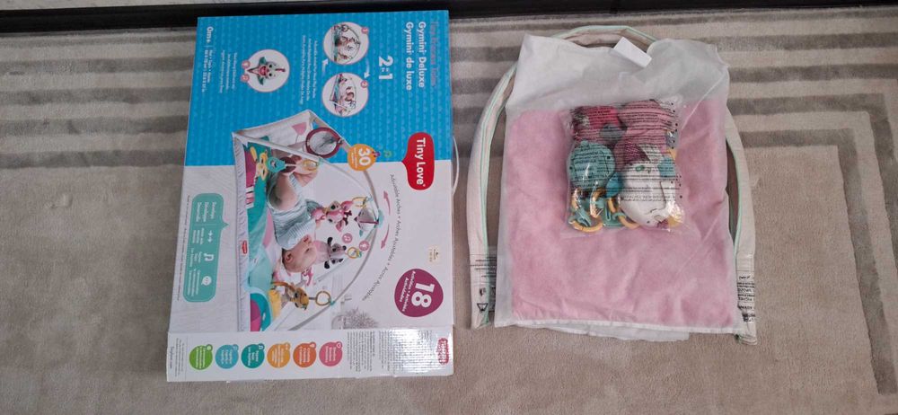 Детский Развивающий коврик "Into the Forest Gymini Deluxe" Tiny Love