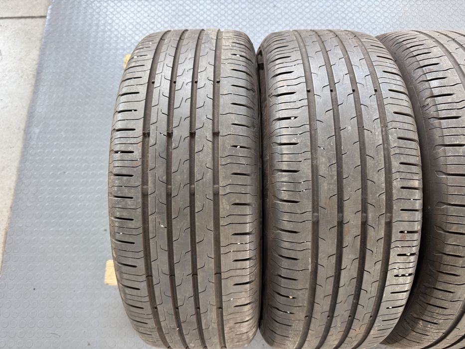 4бр. ОТЛИЧНИ Летни Гуми С Борд 215/55R/17 -CONTINENTAL- DOT:4322- 5.8мм+4.8мм