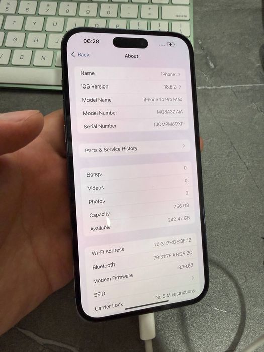 Iphone 14 pro max 256 gb