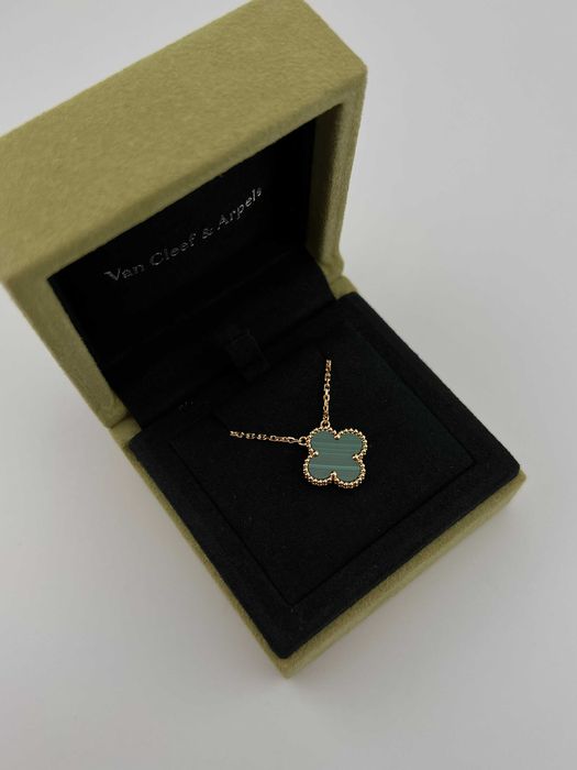 Колье малахит Van Cleef