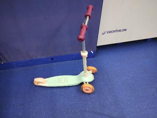 Trotinetă B1 500 alb-verde - produs resigilat - (SecondHand) Decathlon