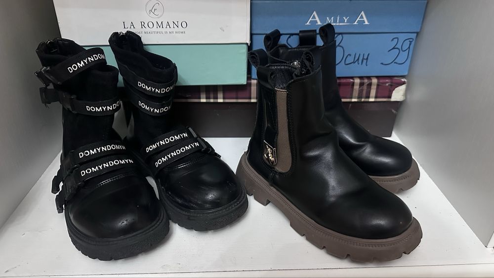 ботинки для девочки демисезон  32 и 30 размеоы