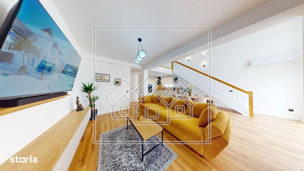 Penthouse cu design deosebit, mobilat modern, terasa — fotografia 3