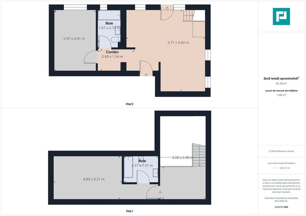 Penthouse 3 camere | ~80 mp | Giroc -  zona Lidl
