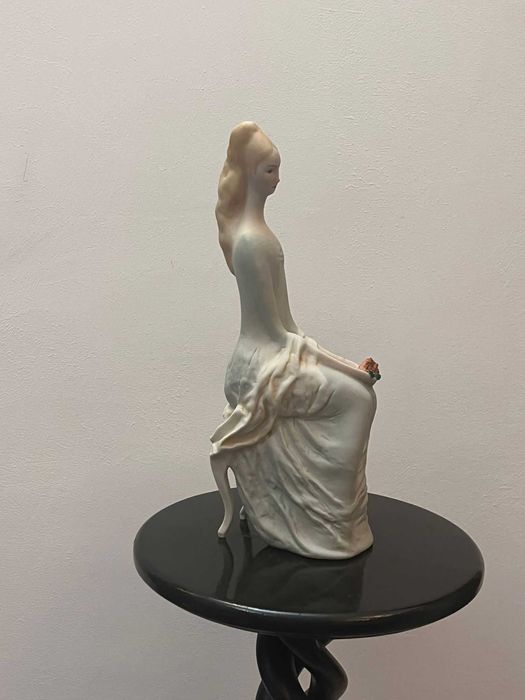 Statueta bibelou portelan CEHIA ROYAL DUX  bibelouri marcata semnata anseriata