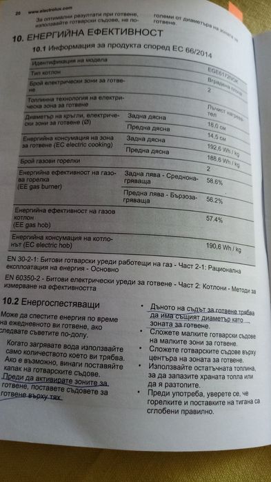 Плоча Electrolux EGE6172NOK