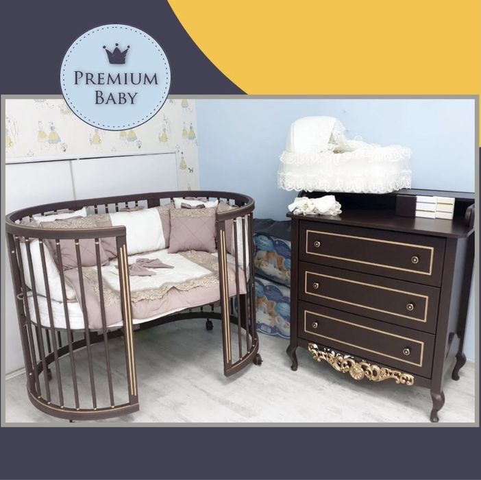 Детская кроватка-манеж трансформер