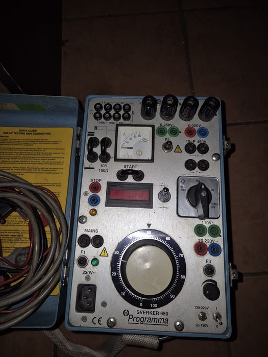 Sverker 650 Programma ( tester relee protectii )