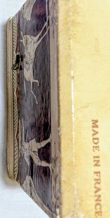 Cutie vintage GUERLAIN rară anii ’30 fostă cutie de parfum franțuzesc