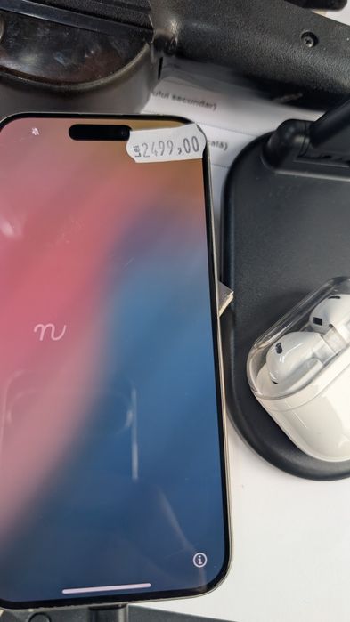 iPhone 15 Pro Alb, 256 GB