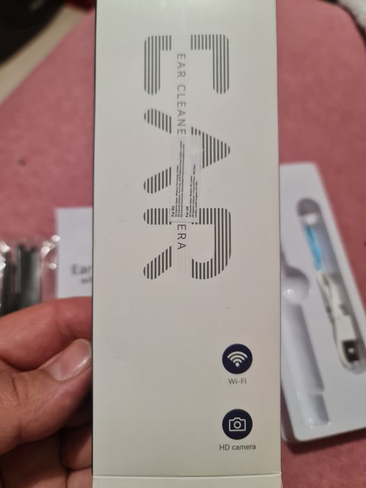 Aparat de curatare urechi  cu camera hd