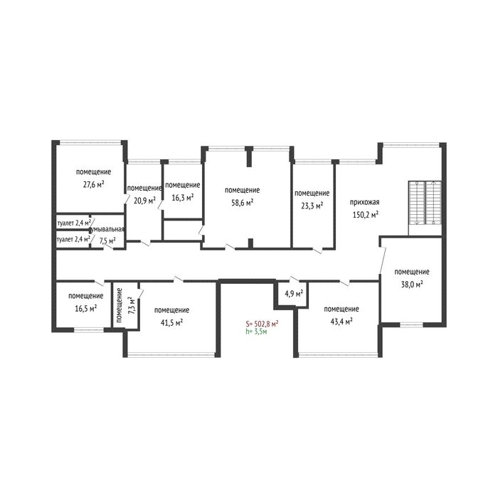 Офис 808 кв. район КР  АЛИЯ - 2 этаж