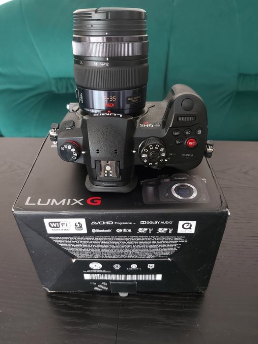 Panasonic lumix DC-GH5S cu obiectiv panasonic lumix 12-35mm f2.8 f