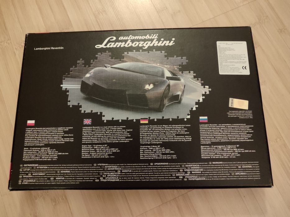 Пъзел Trefl 500 части – Lamborghini Reventón (Официален лиценз)