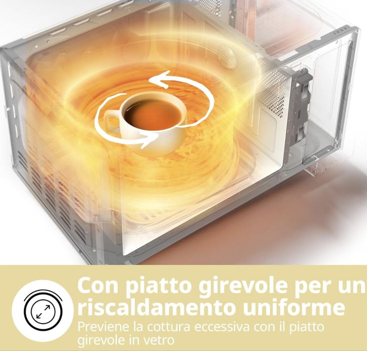 Cuptor cu microunde COMFEE alb, 20 litri
