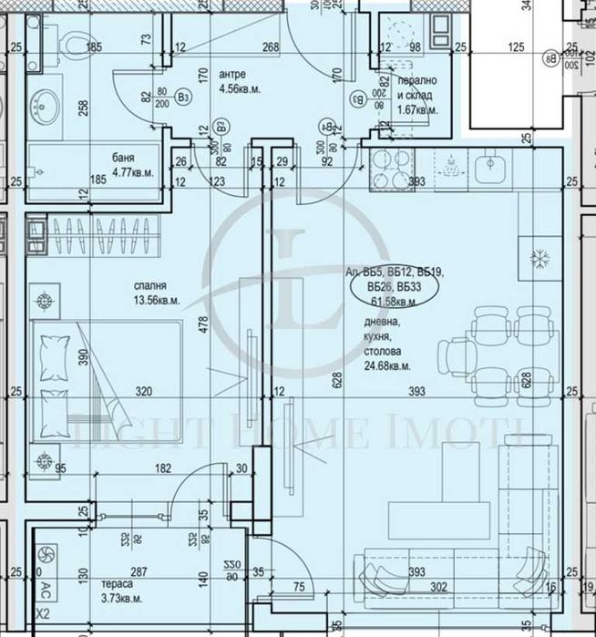 Продава се Двустаен апартамент в Пловдив, Център - 76 кв.м за 1645 €/кв.м - Снимка #7