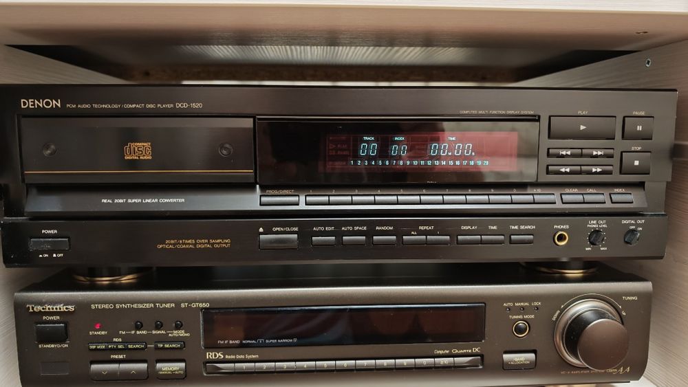 Arcam IrDac, Technics, Denon