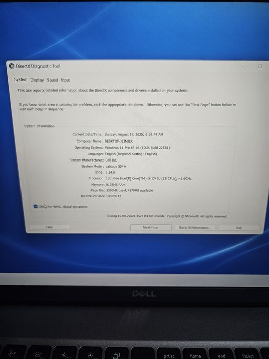 Laptop Dell Latitude 5540