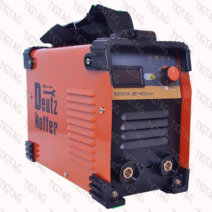 Инвенторен електрожен ММА 240DK с кабели и 24 месеца гаранция